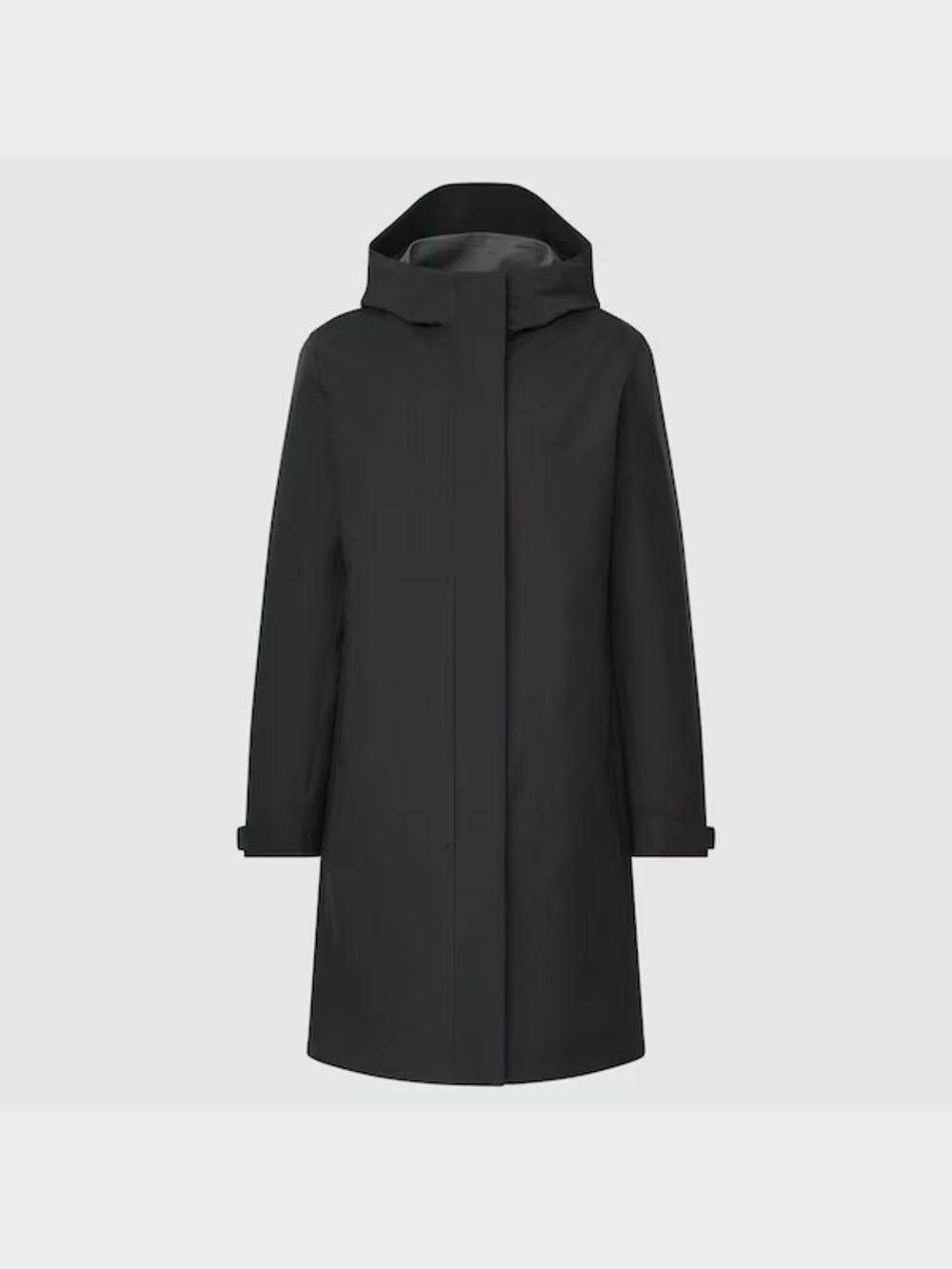 Uniqlo Women's Blocktech Weather-Resistant Coat in Black, XS